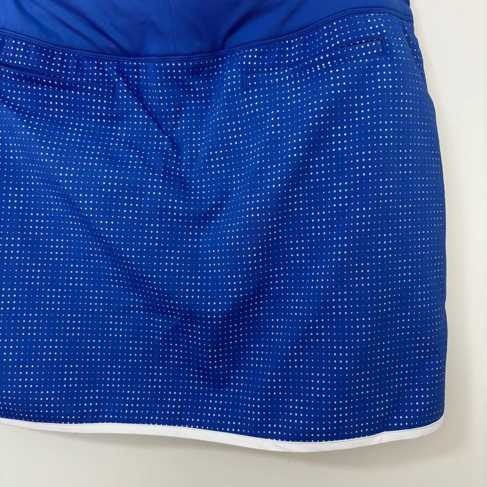 Adidas Blue Athletic pull on Skort with White Trim